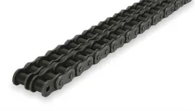 100-2R Steel Chain 10' | 100-2R DOUBLE STRAND CARBON STEEL | Ball Bearings | Belts