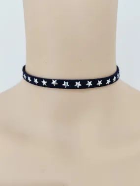 1pc  Five-pointed Star Stud Spike Collar Necklace Vintage Design For Women