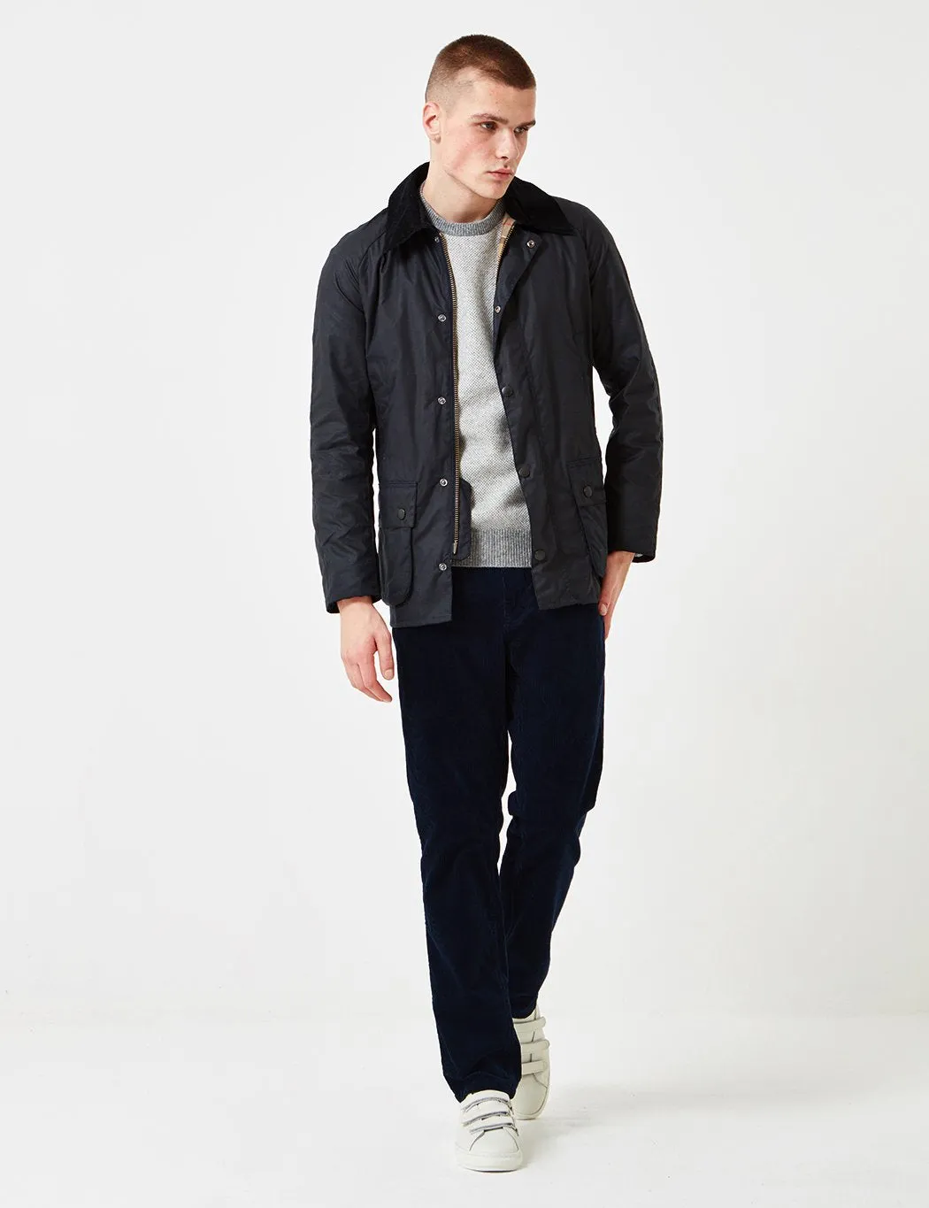 Barbour Ashby Wax Jacket - Black