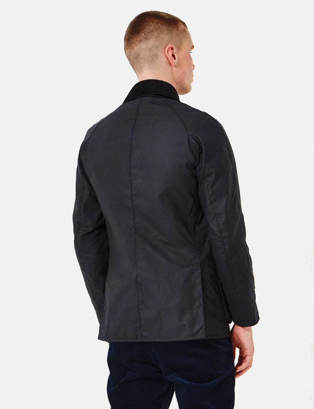 Barbour Ashby Wax Jacket - Black