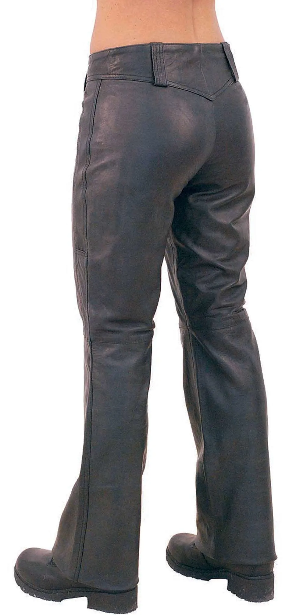 Bell Bottom Lace Up Leather Pants #LP505LL ()