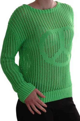 Cerian Long Sleeve Crochet Knitted Mesh Tops