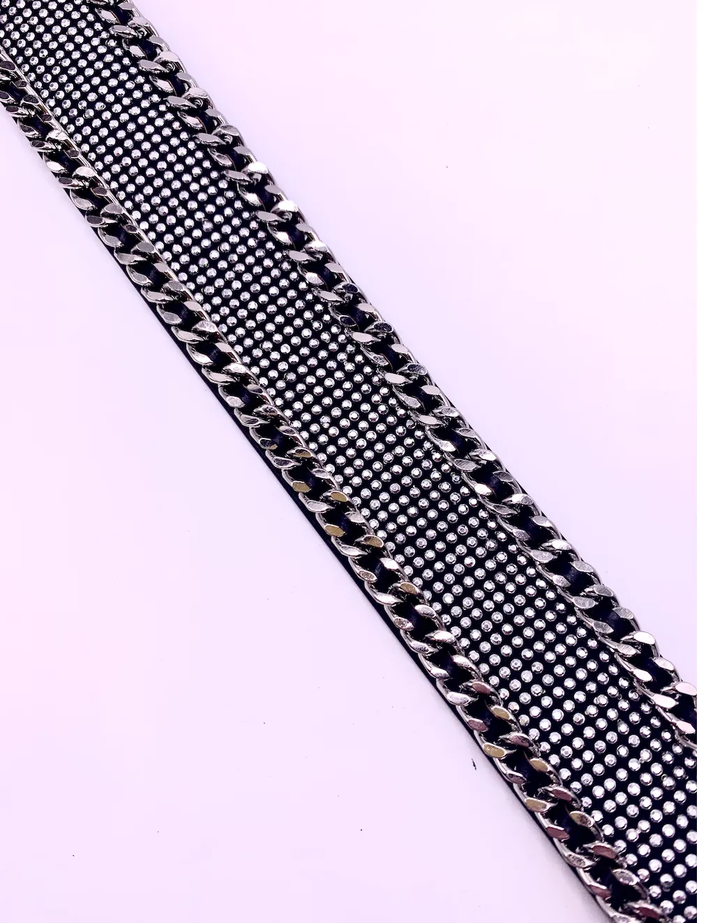 Chain Mesh Leather Belts