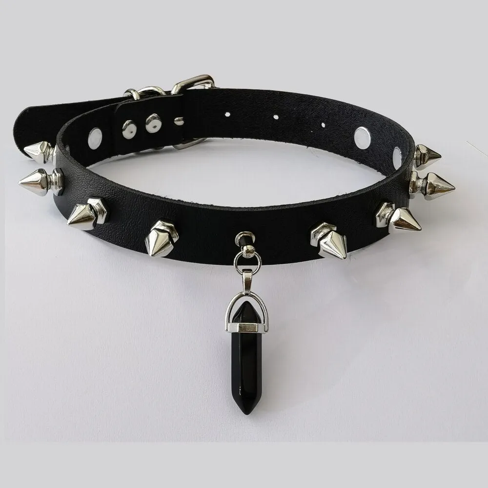 Crystal Spike Choker