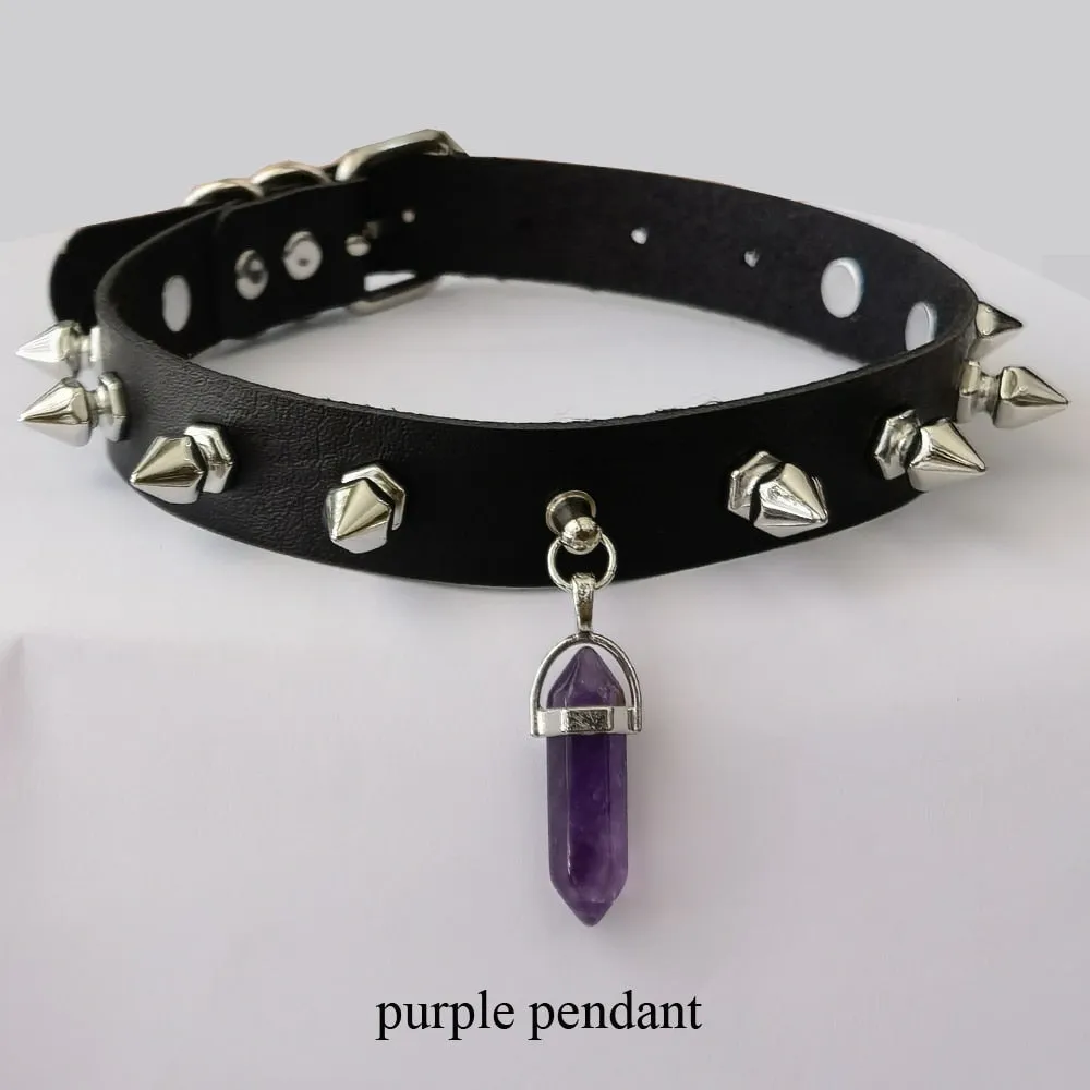 Crystal Spike Choker