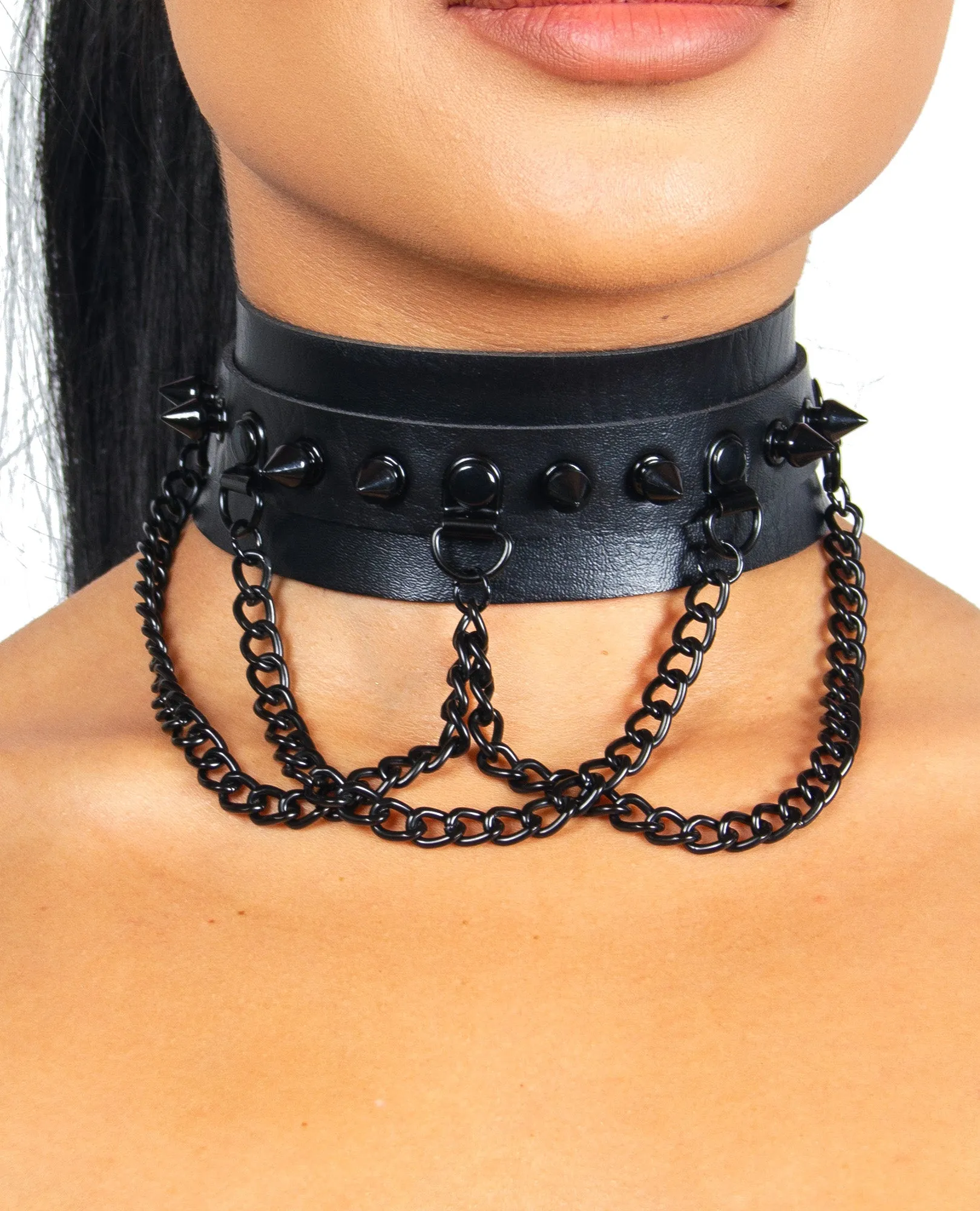 DOG SPIKE CHAIN COLLAR