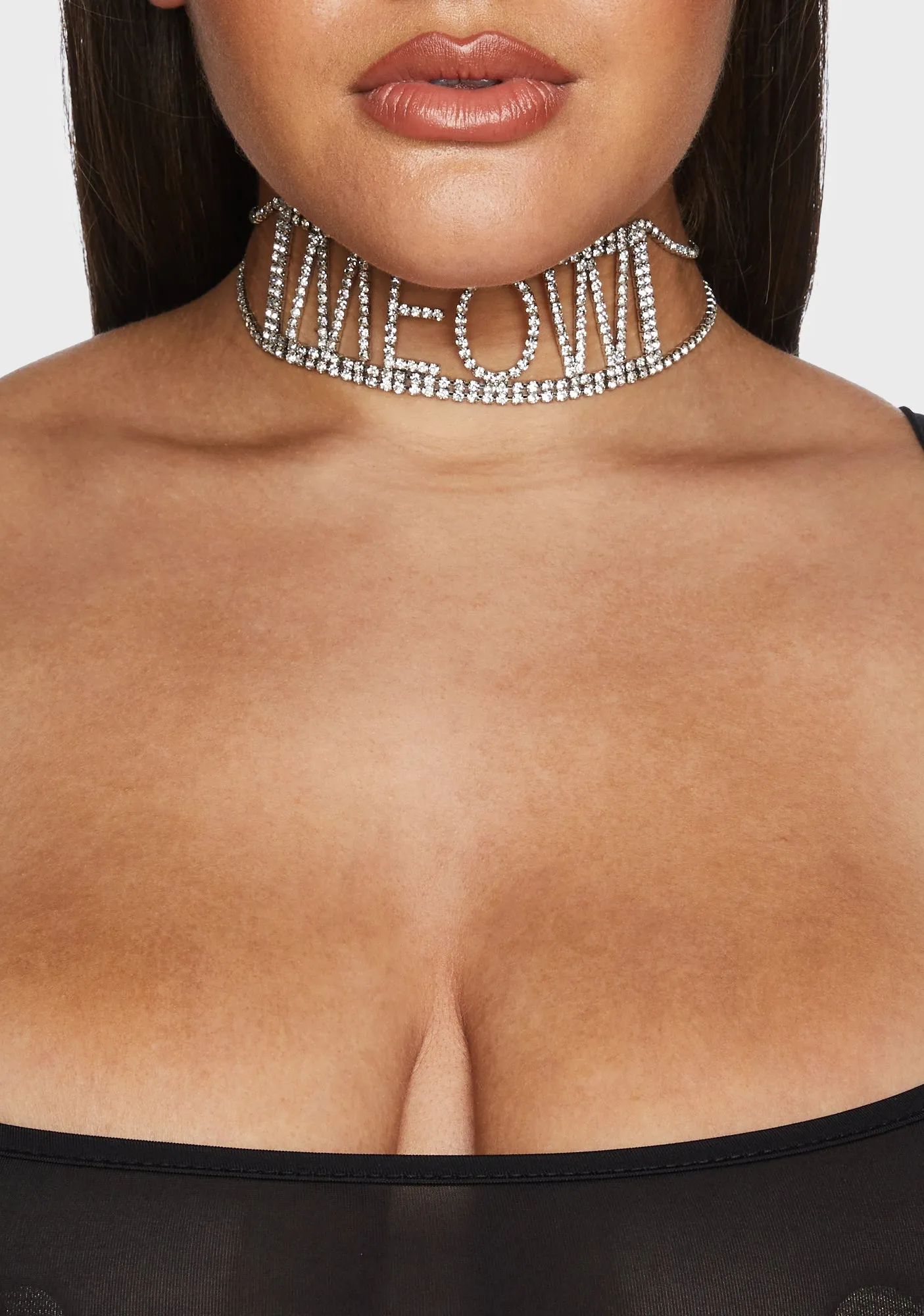 Feline Frenzy Rhinestone Choker