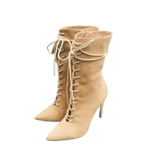 Funki Buys | Boots | Women's Sexy Lace Up Pointy Stiletto Boots