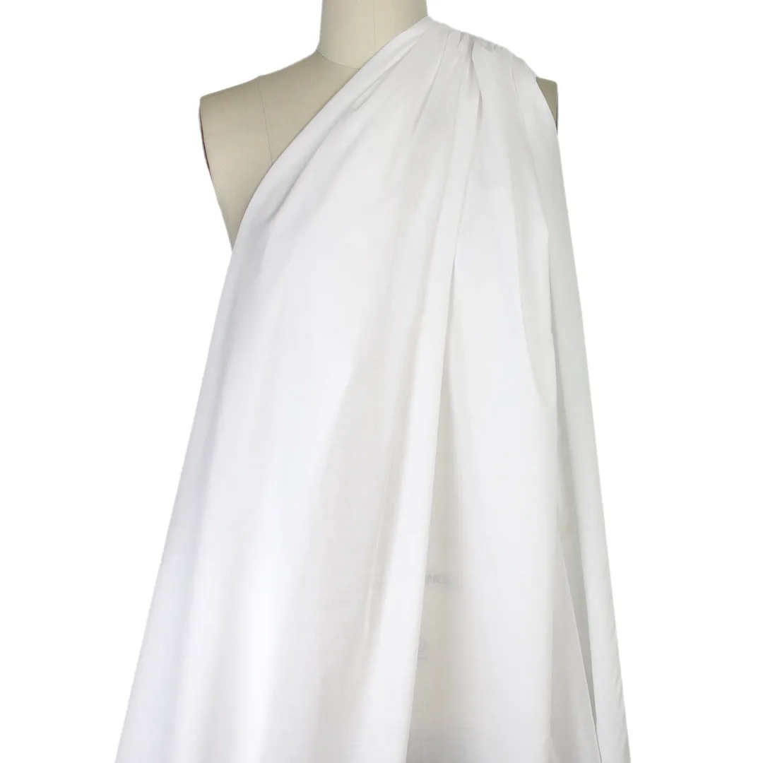 lightweight cotton voile for lining, etc. - soft white