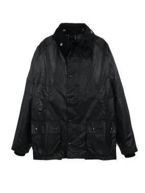 M_Bedale Wax Jacket BLK