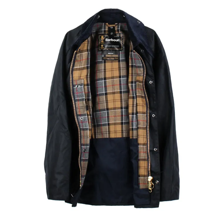 M_Bedale Wax Jacket_NAVY