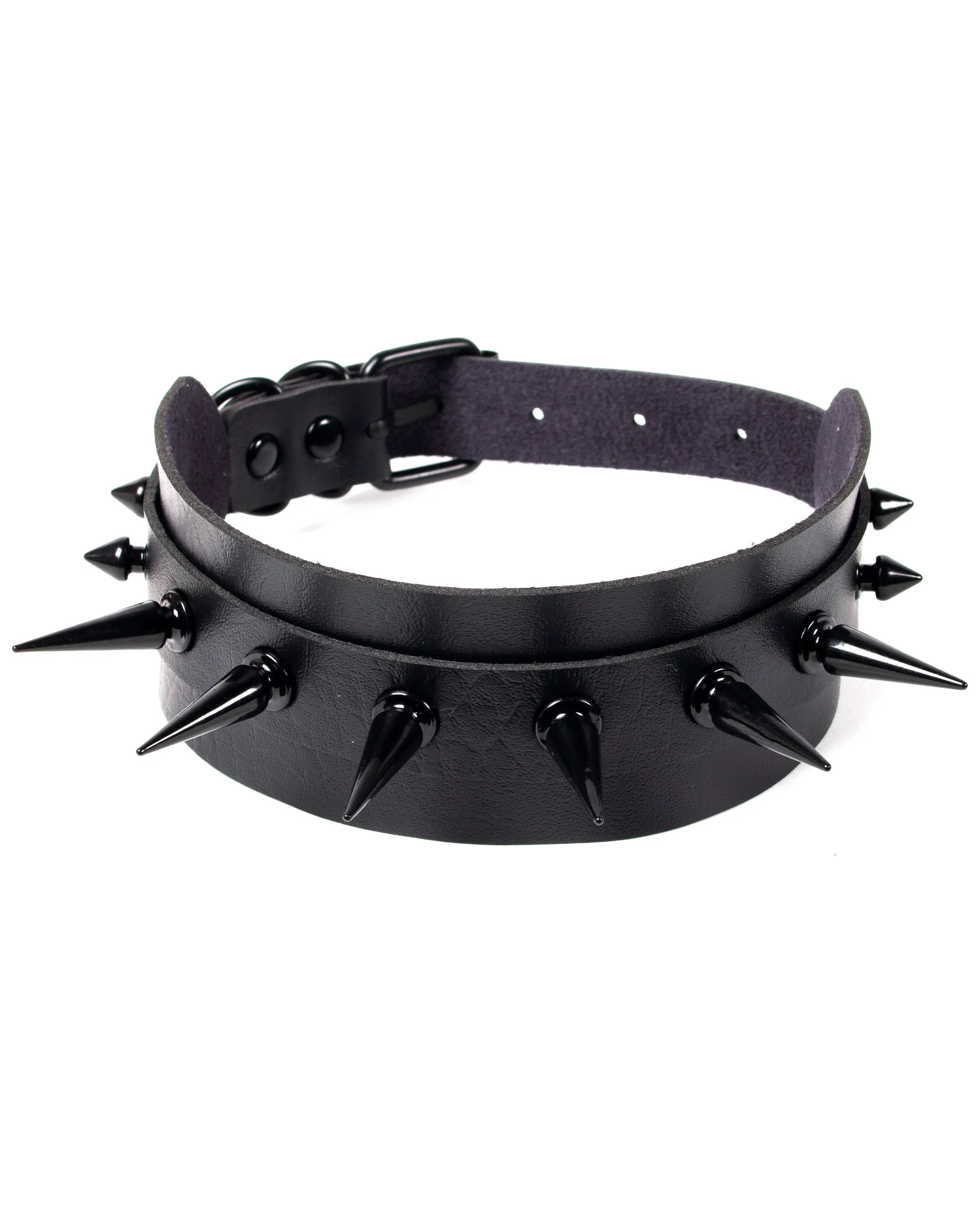 MIX SPIKED COLLAR BLACK / BLACK - XXX