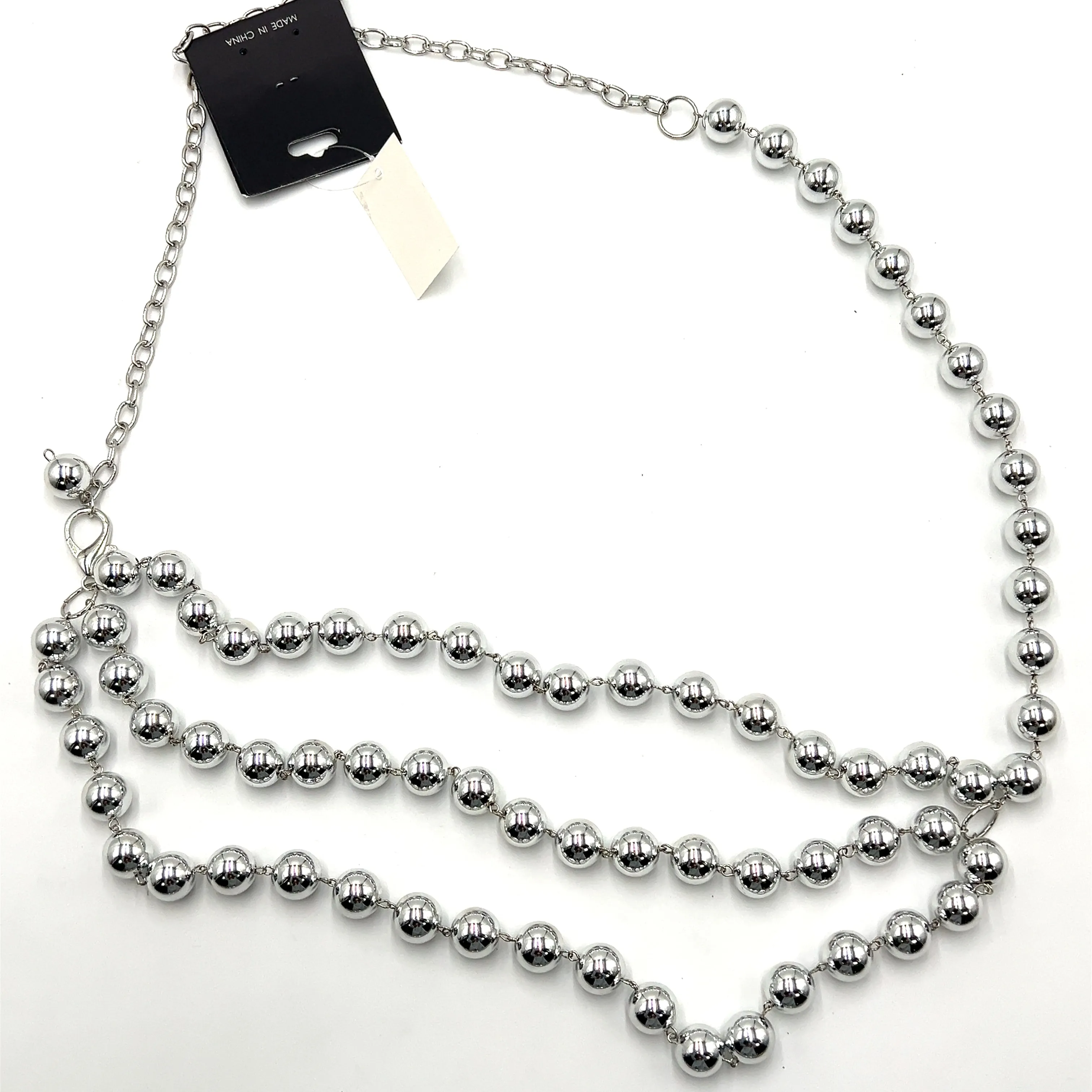 Multi Layered Ball Chain Belt