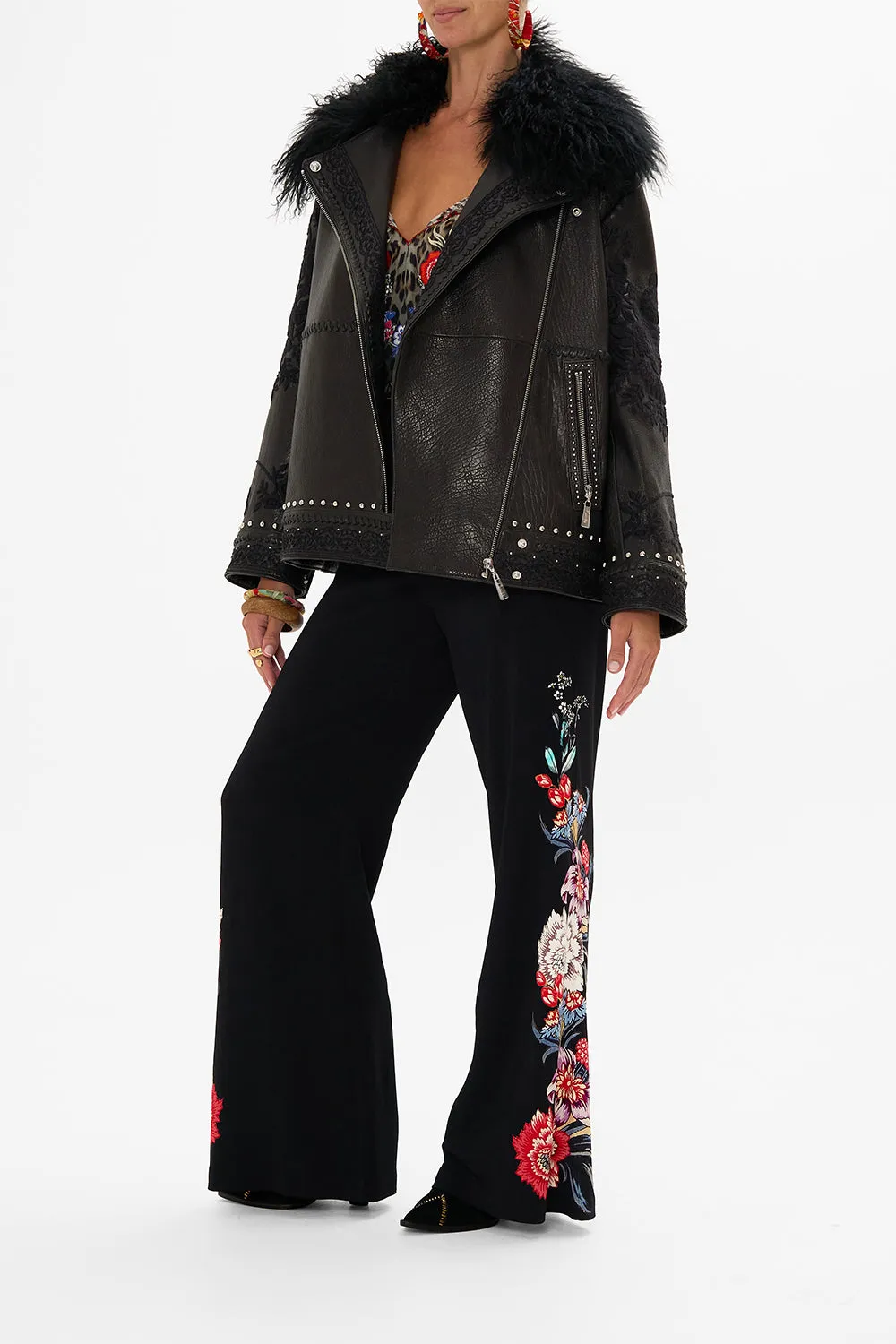 OVERSIZED LEATHER BIKER JACKET VOLENDAM DOLLS