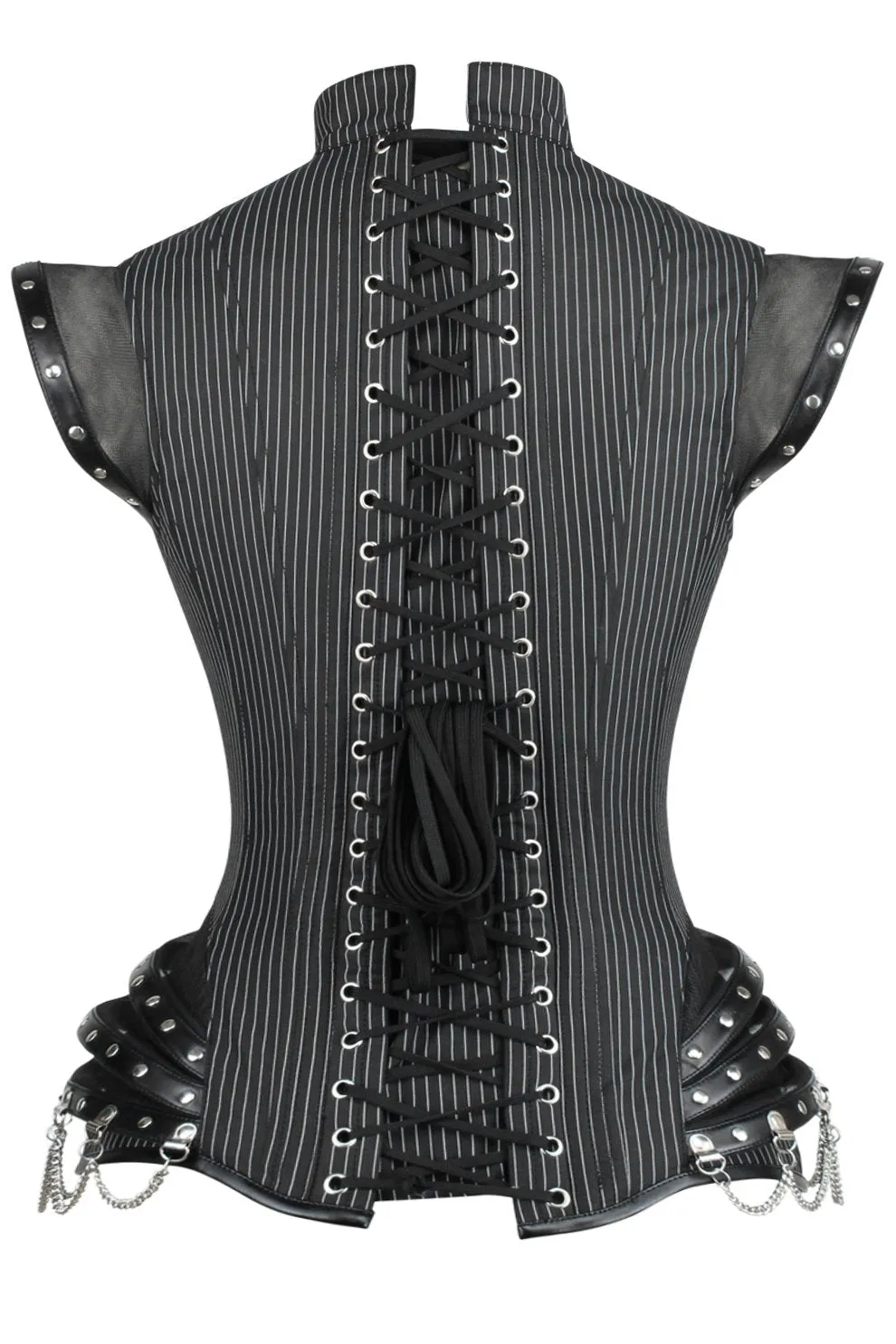 Pinstripe Underbust Corset