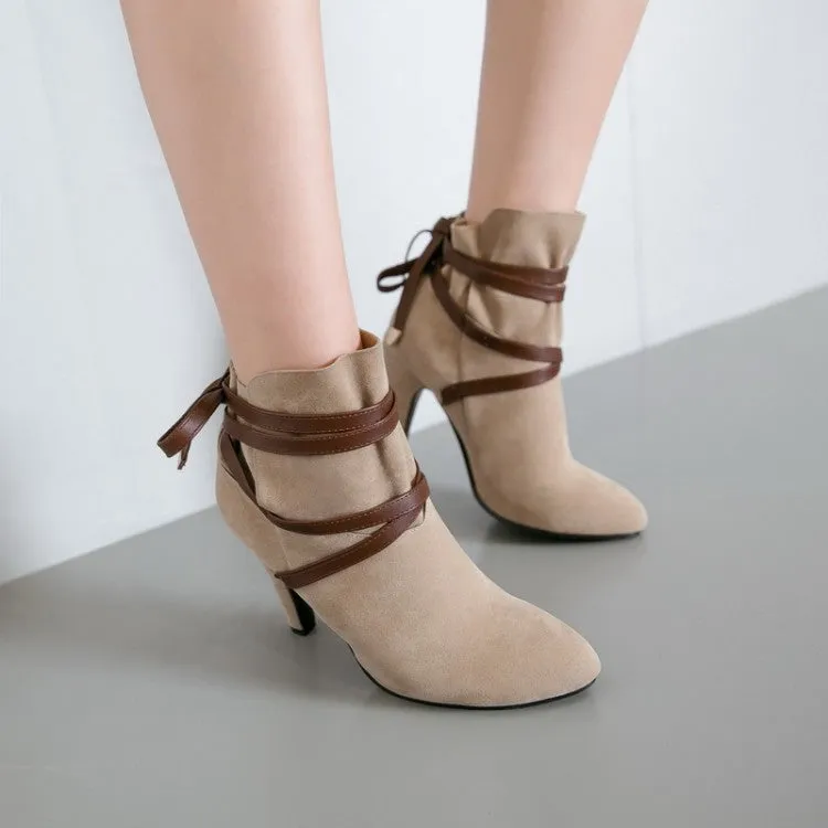 Pointed High Heel Boots