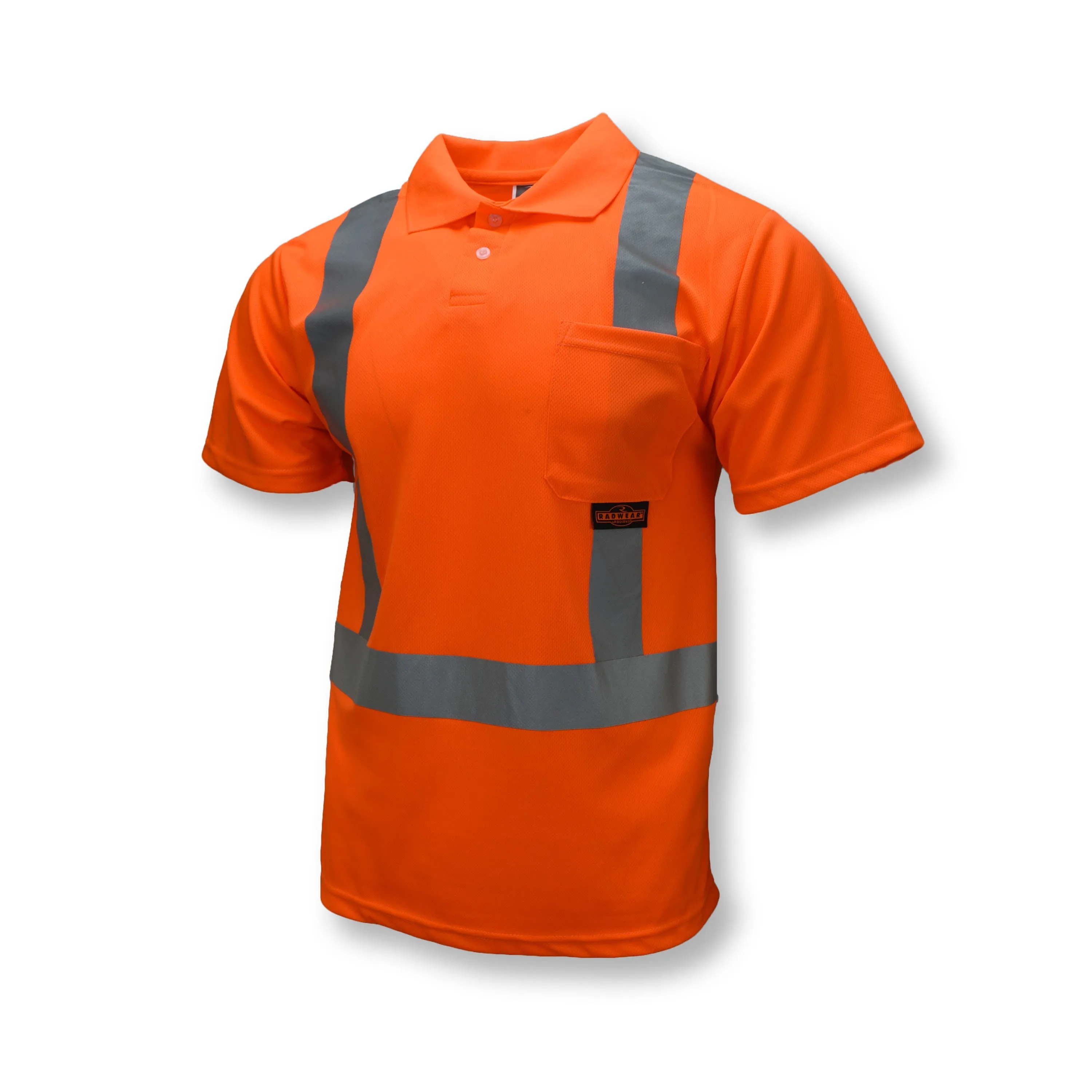 Radians ST12 Class 2 High Visibility Safety Short Sleeve Polo Shirt