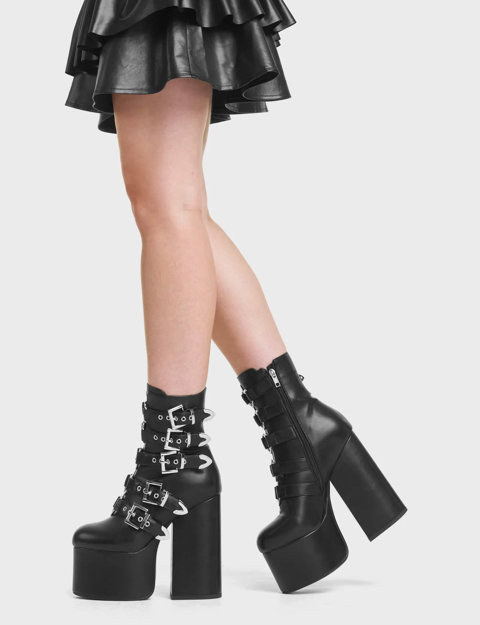 Secure Platform Platform Ankle Boots