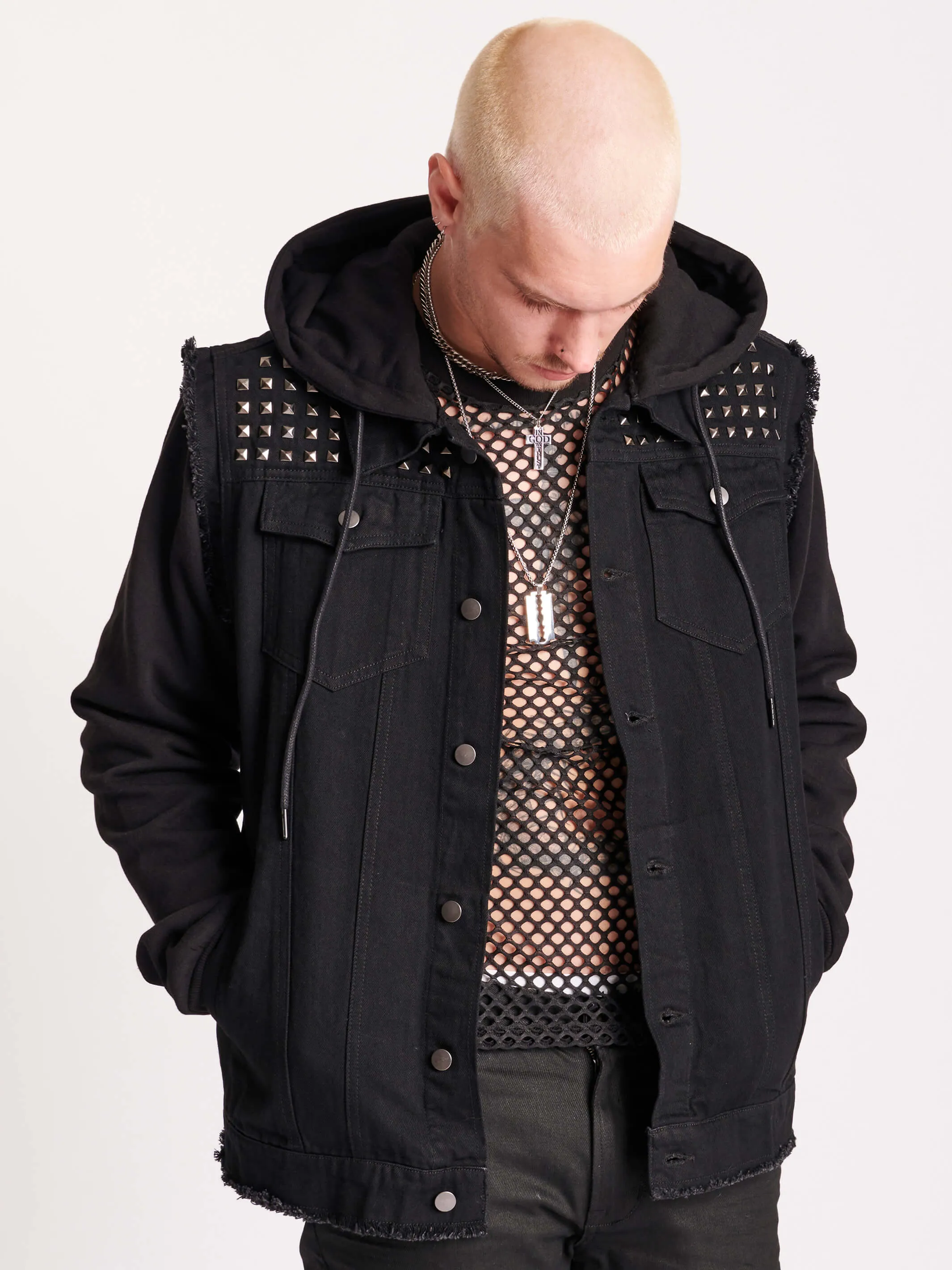 Studded Denim Jacket