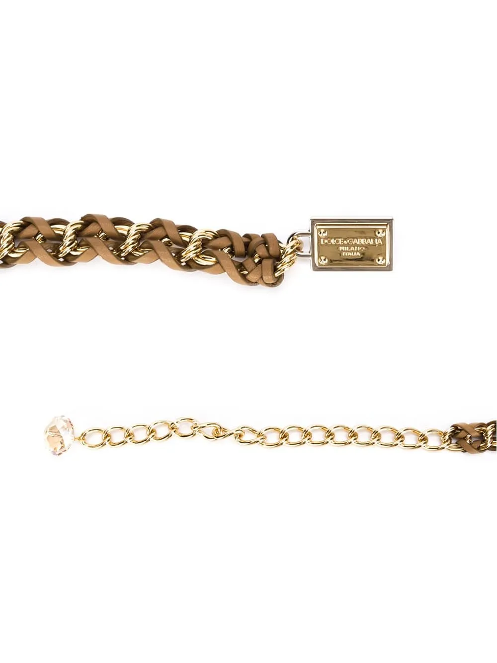 Walnut Chain Belt